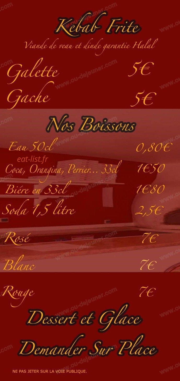 Le Four a bois — carte page 5