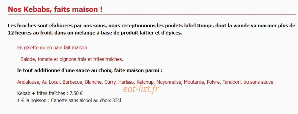 Au Local — carte page 5