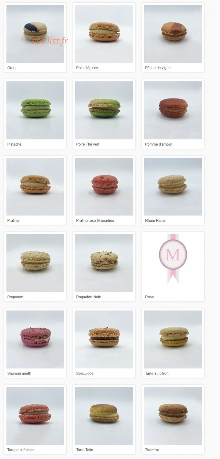 Le Monde du Macaron — carte page 7