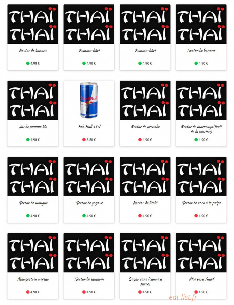 Thaï-Thaï — carte page 6