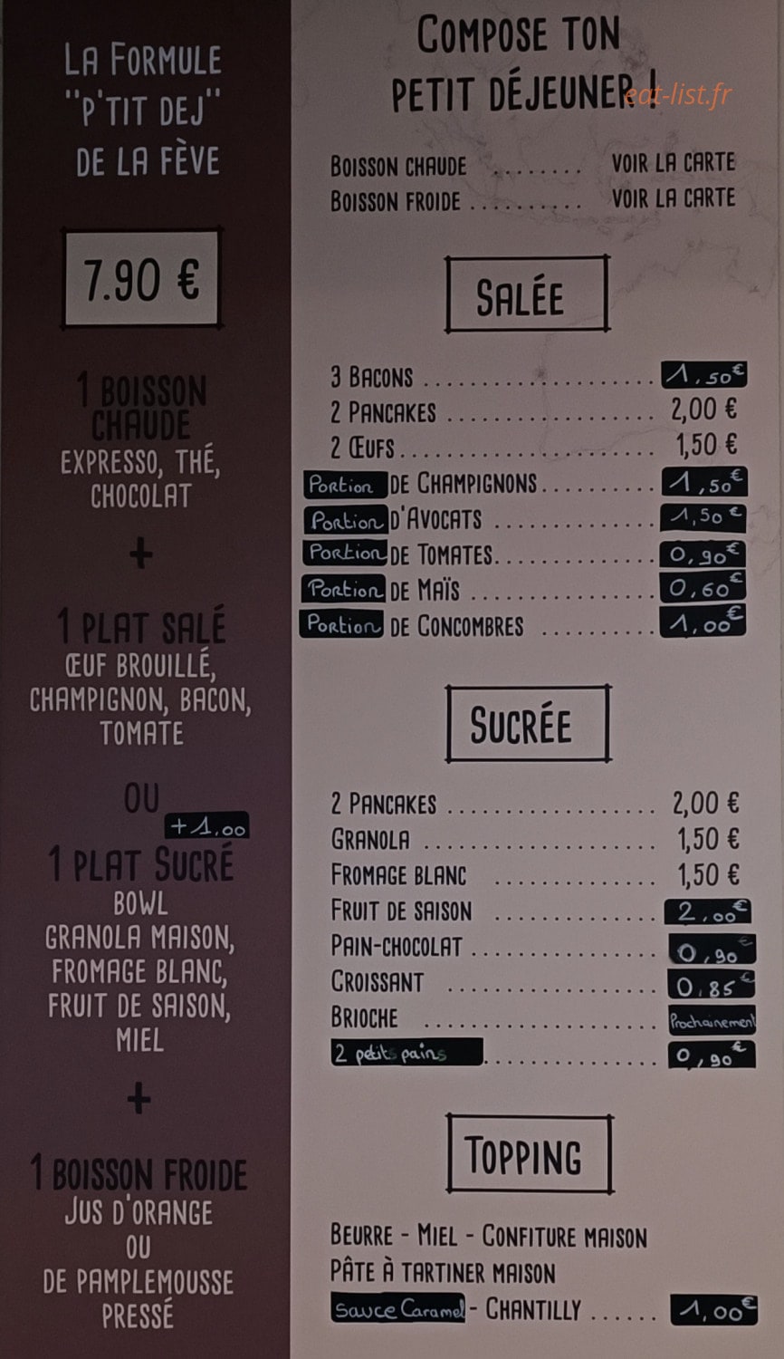 Une fève en virée — carte page 2