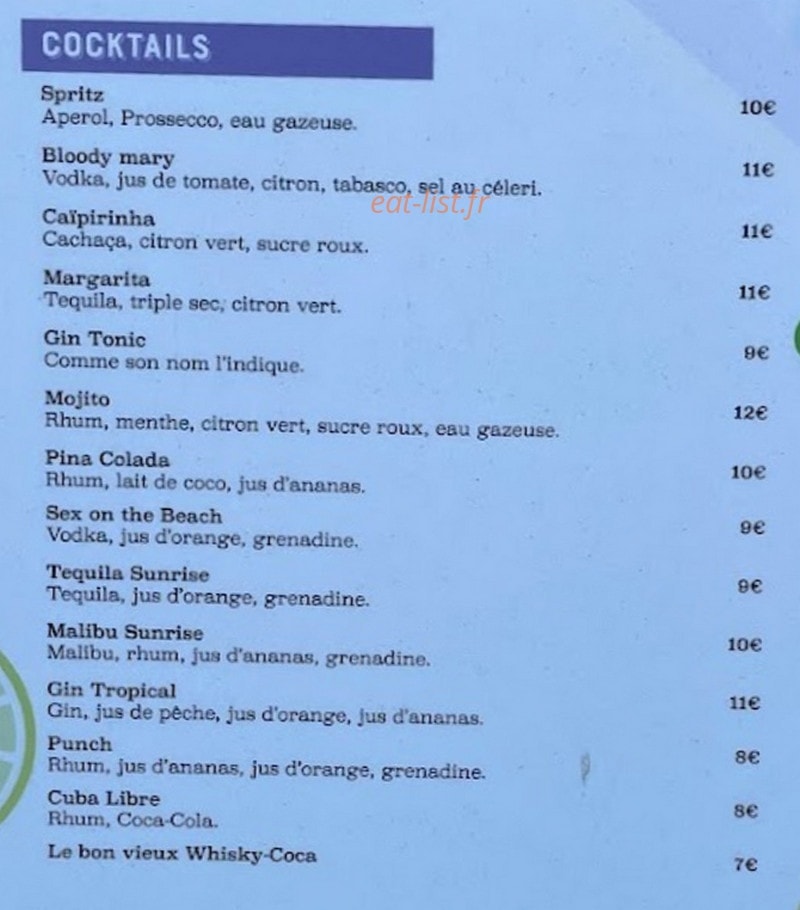 La Nouvelle Terrasse — carte page 3