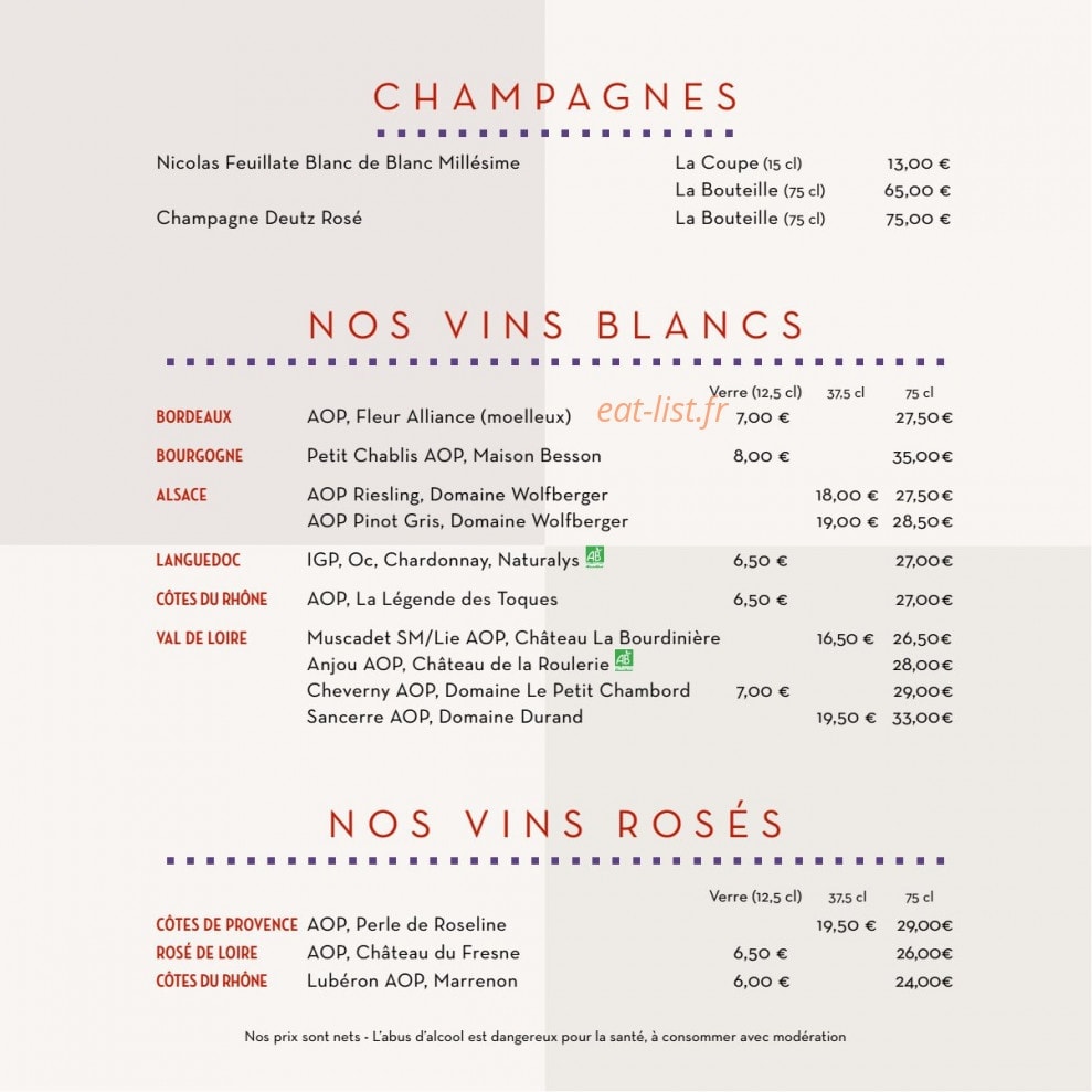 Le Relais Du Roy — carte page 8
