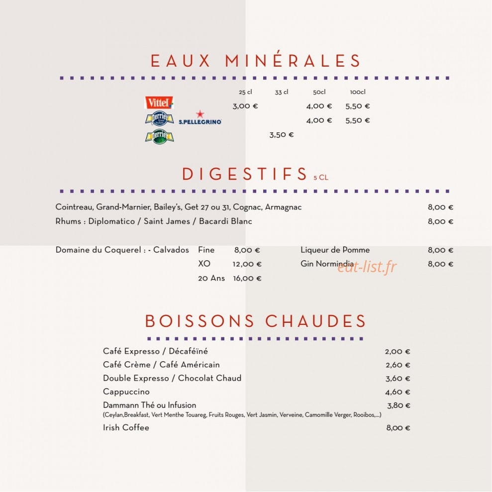 Le Relais Du Roy — carte page 11