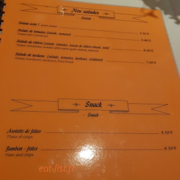 Crêperie du Couesnon — carte page 3