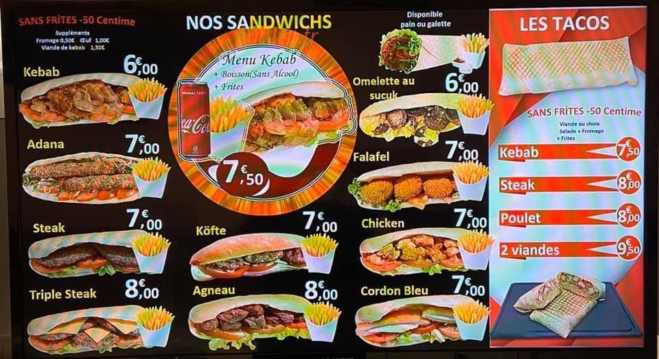 Istanbul Kebab — carte page 2