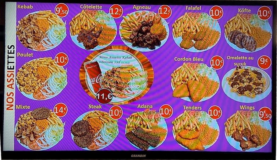 Istanbul Kebab — carte page 1