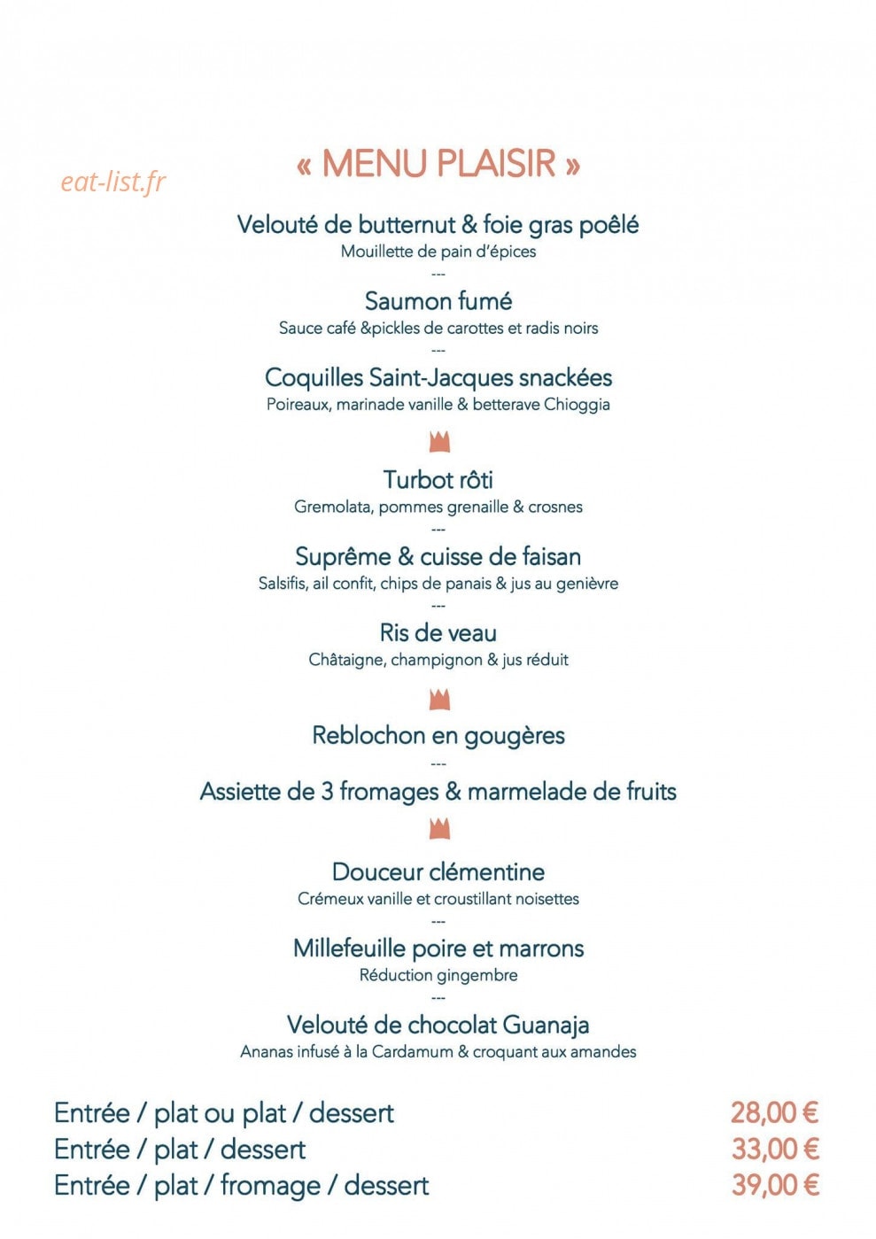 La Ferme du château — carte page 2