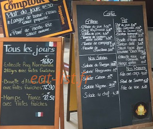 Le Comptoir Grimbergen — carte page 1