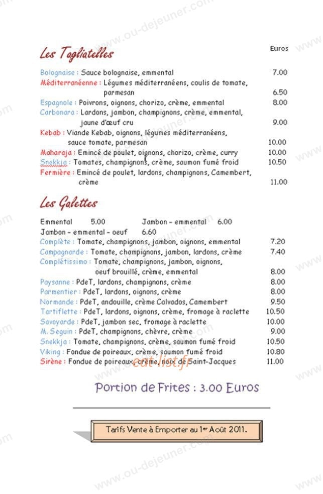 Les Snekkja — carte page 4