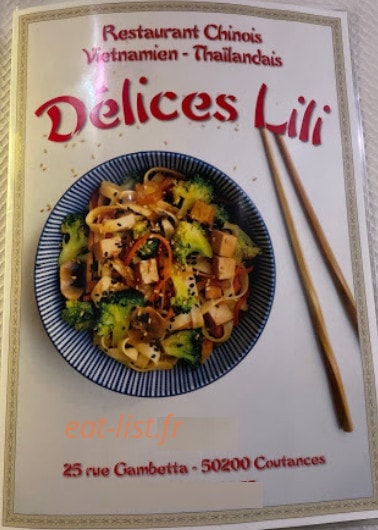 Délice de Lili — carte page 1