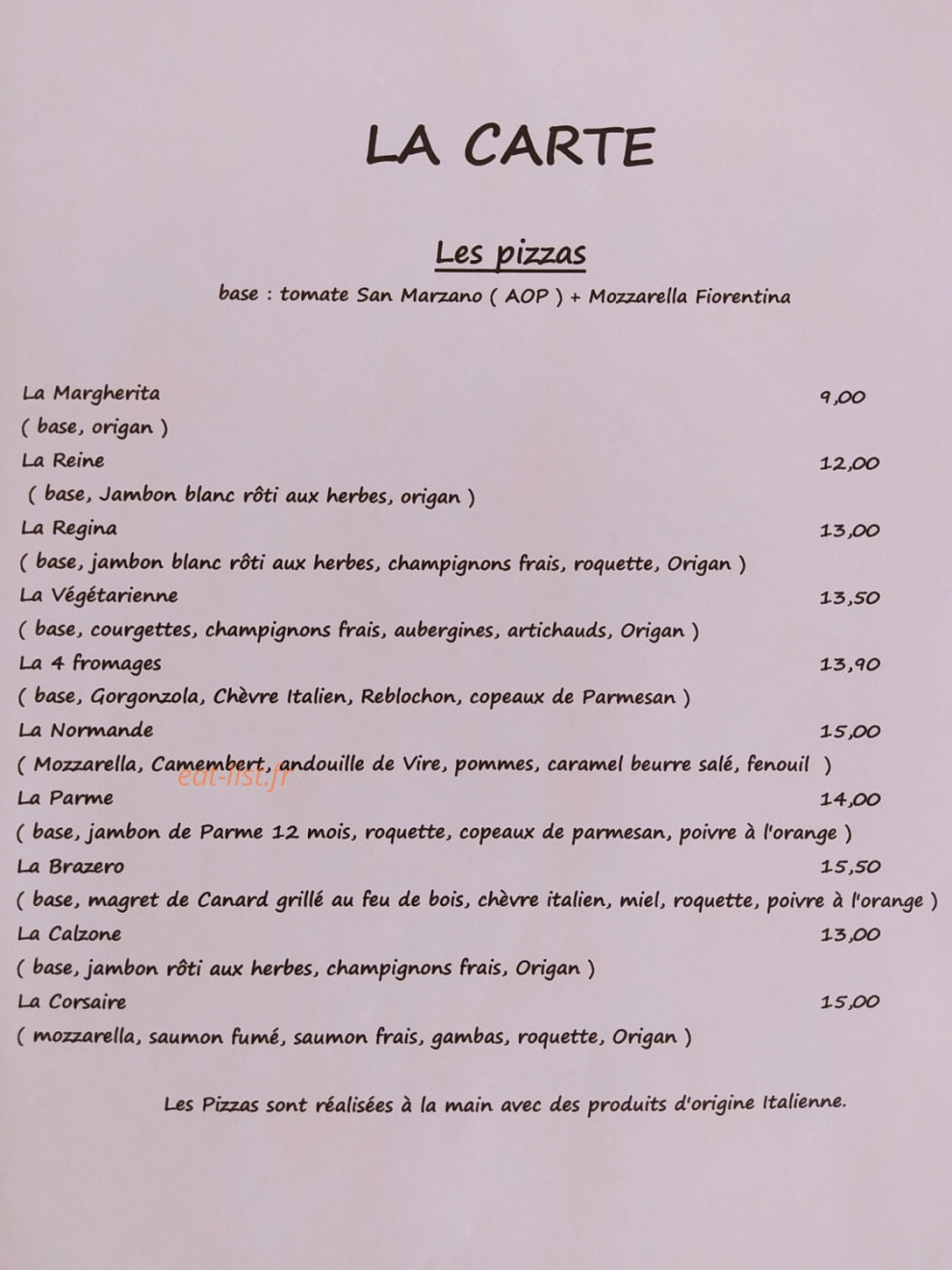 Le Brazero — carte page 3