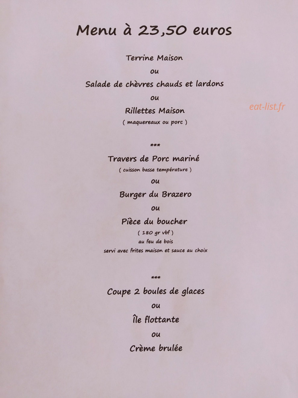 Le Brazero — carte page 4