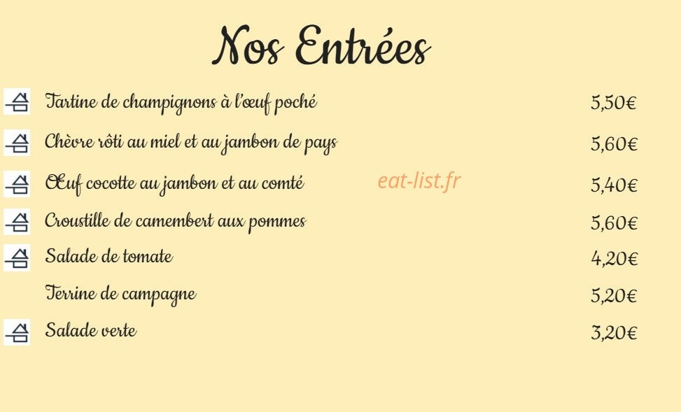 Le Fournil — carte page 5