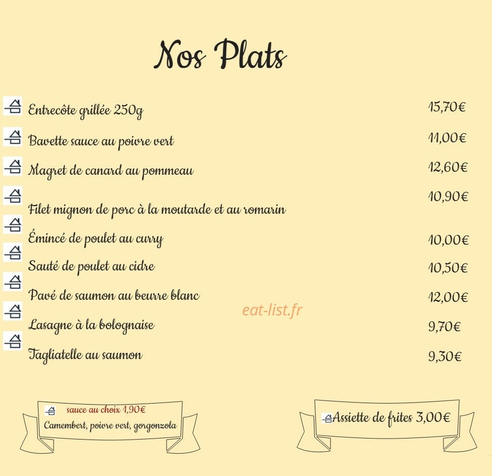 Le Fournil — carte page 6