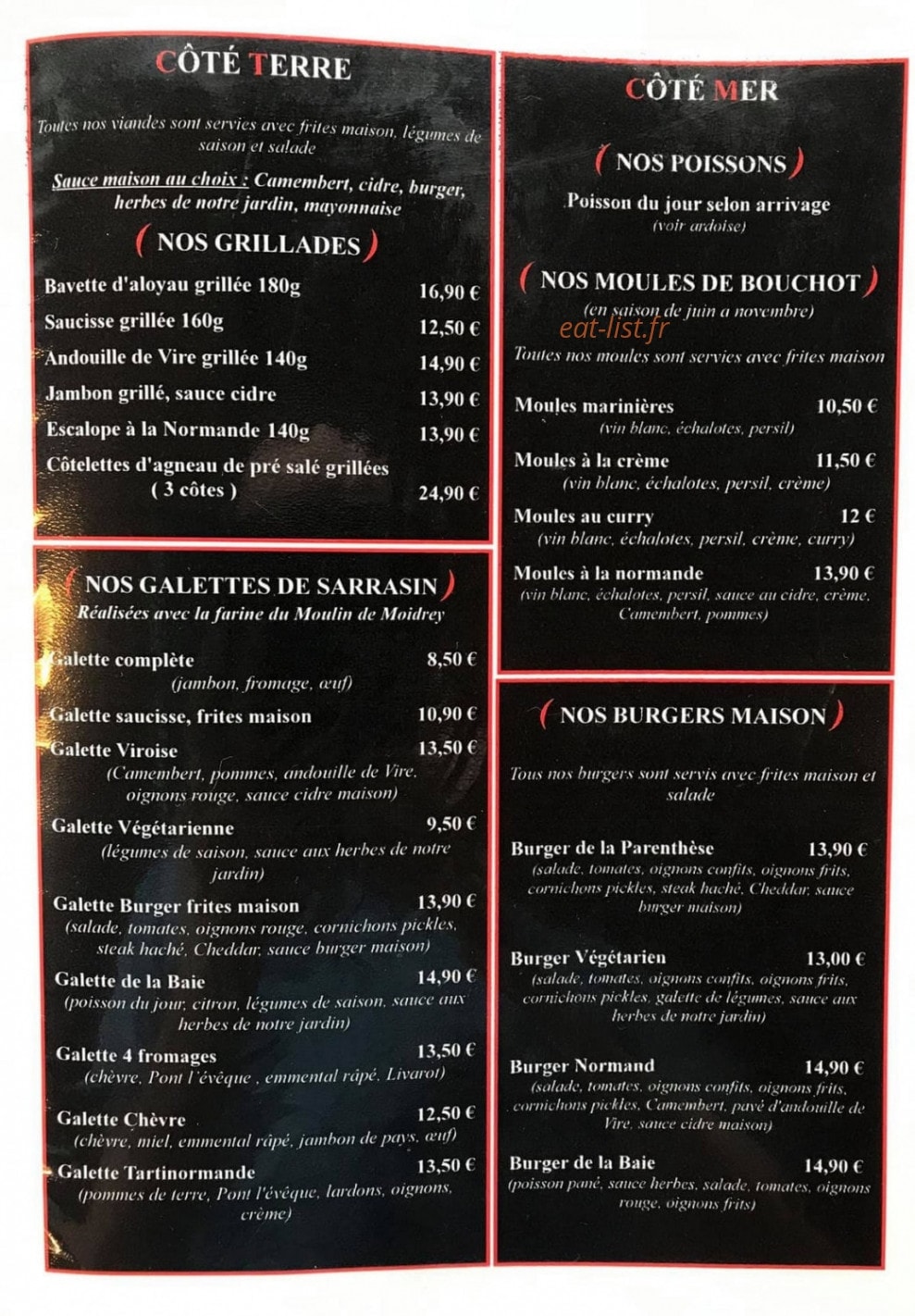 La Parenthèse de la Baie — carte page 2