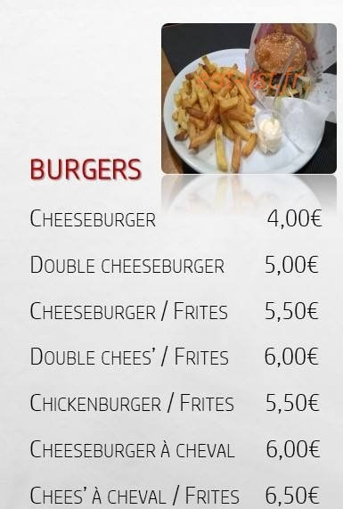 Ducey Kebab House — carte page 3