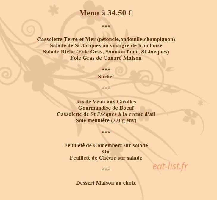 Restaurant A La Grillade — carte page 5