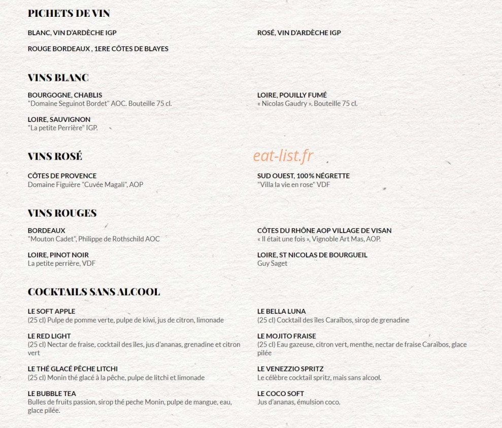 Le Comptoir du Malt Avranches — carte page 19
