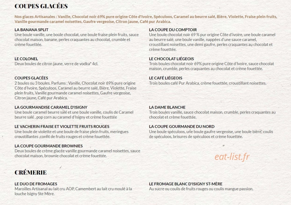 Le Comptoir du Malt Avranches — carte page 14