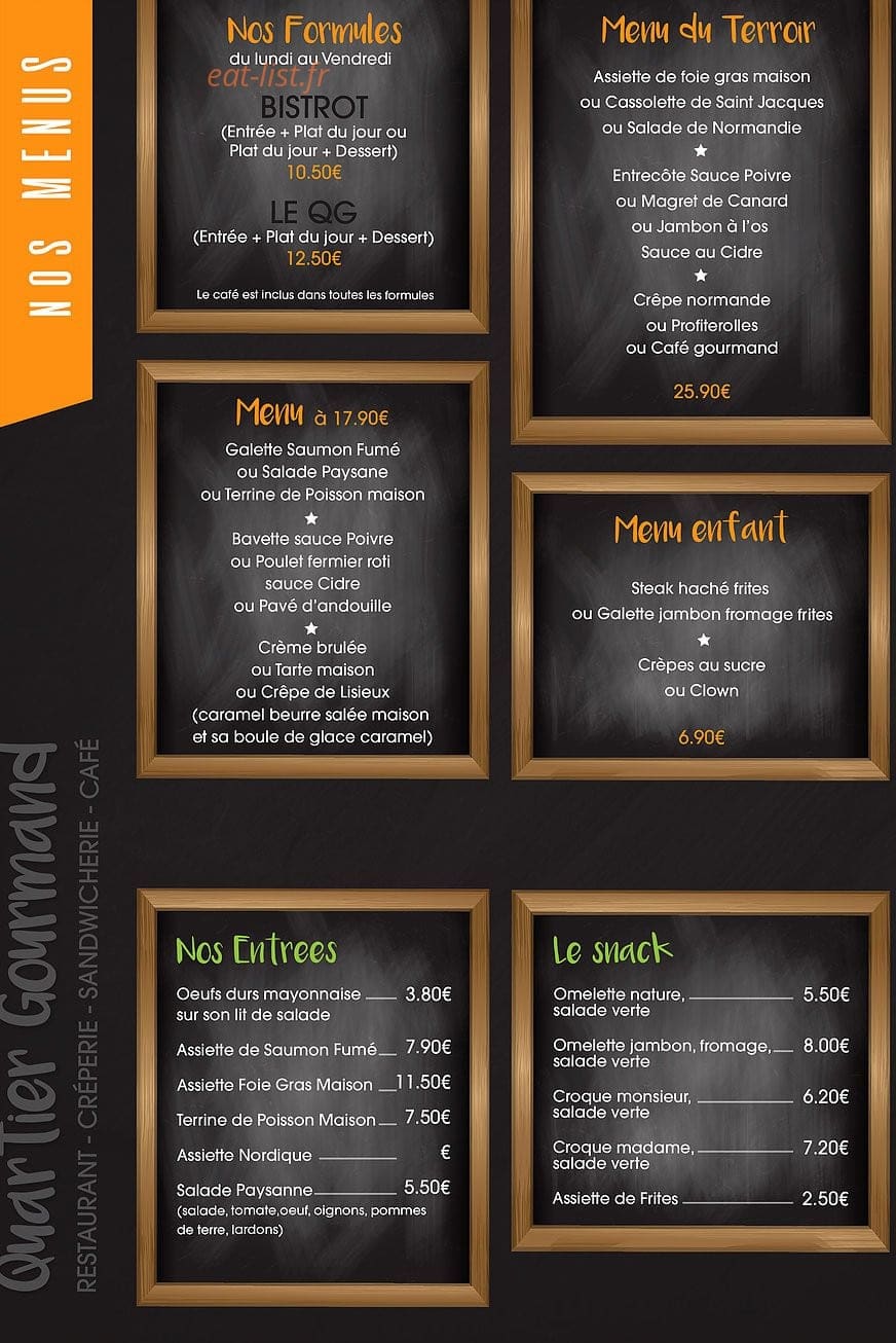 Quartier Gourmand — carte page 3