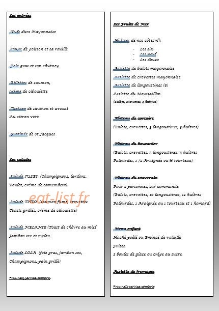L’Ecume — carte page 3
