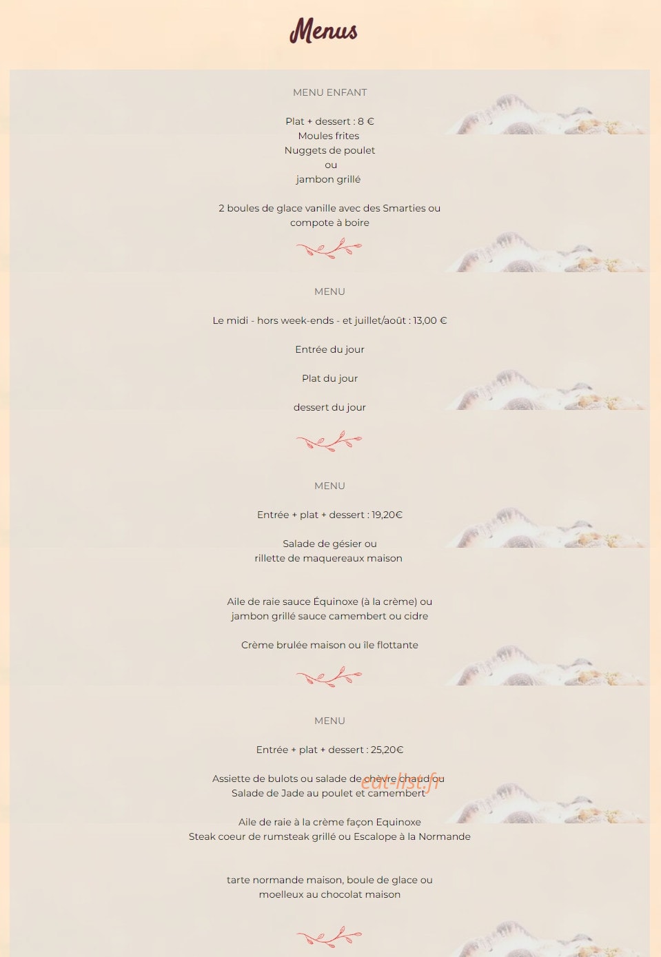 L'Equinoxe — carte page 2