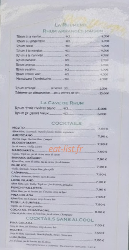 Les Paillottes — carte page 4