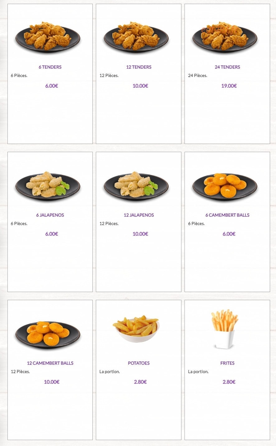 Crazy Pizza — carte page 5