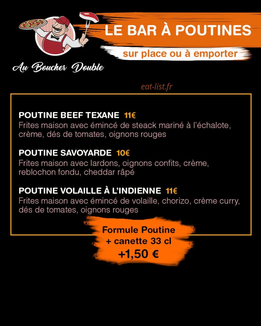 Au Boucher Double — carte page 6