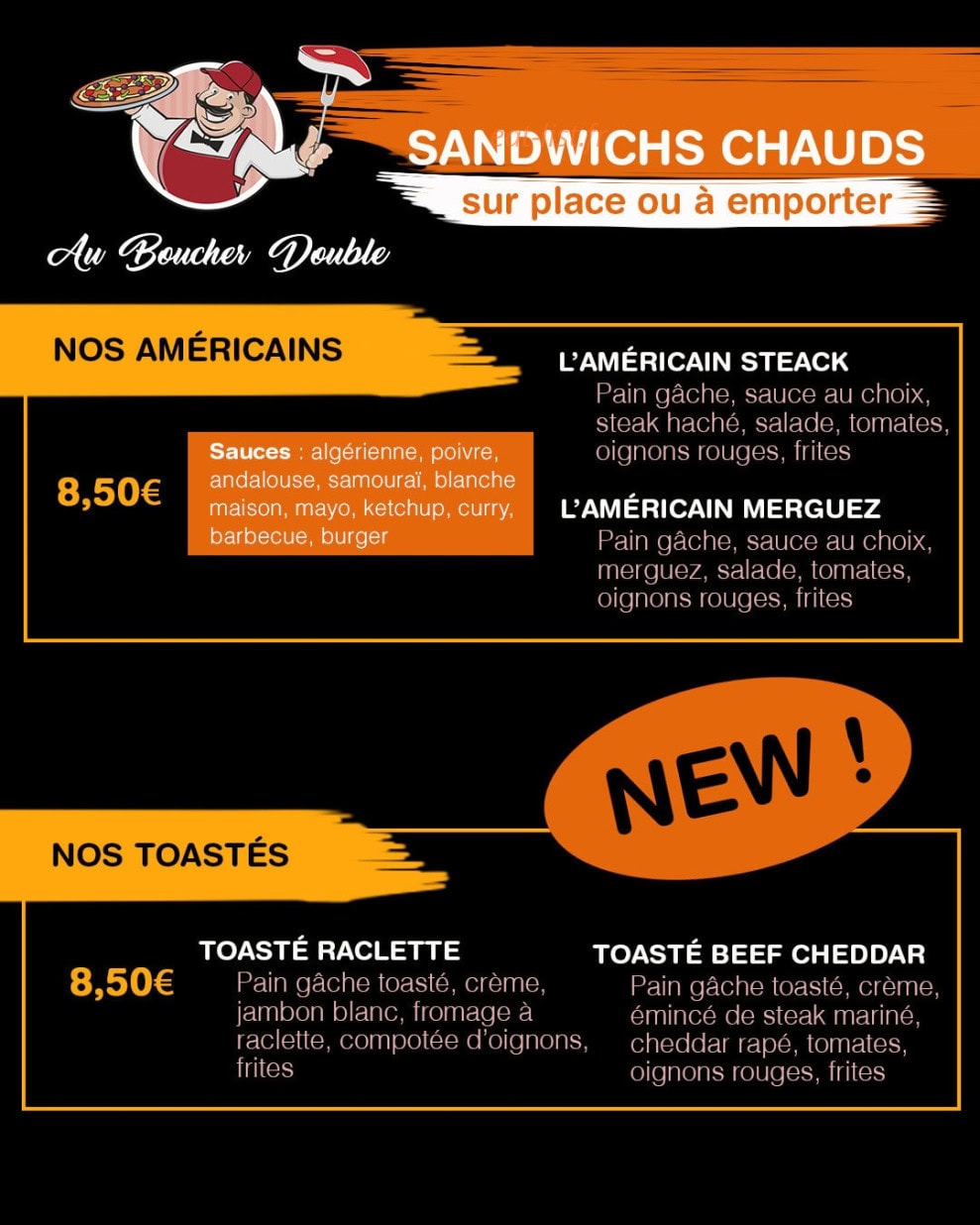 Au Boucher Double — carte page 5