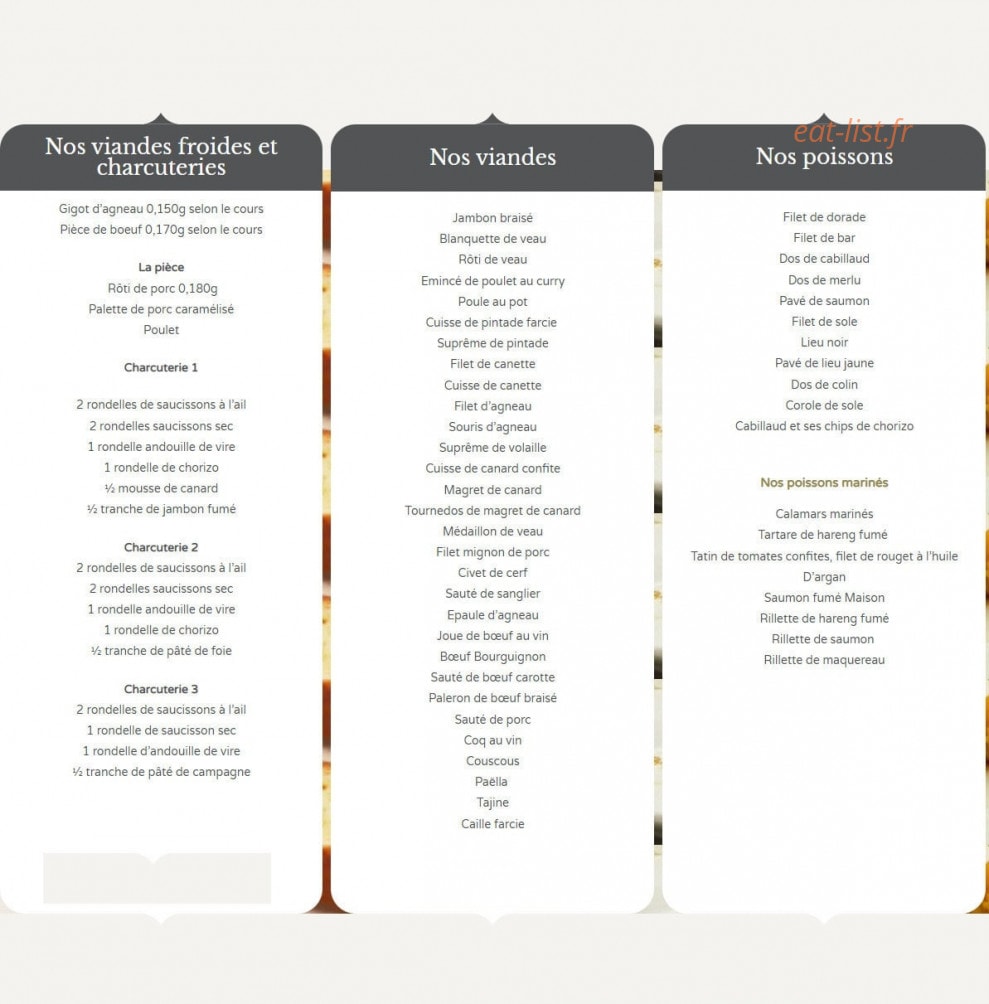 Le Relais du Cotentin — carte page 4