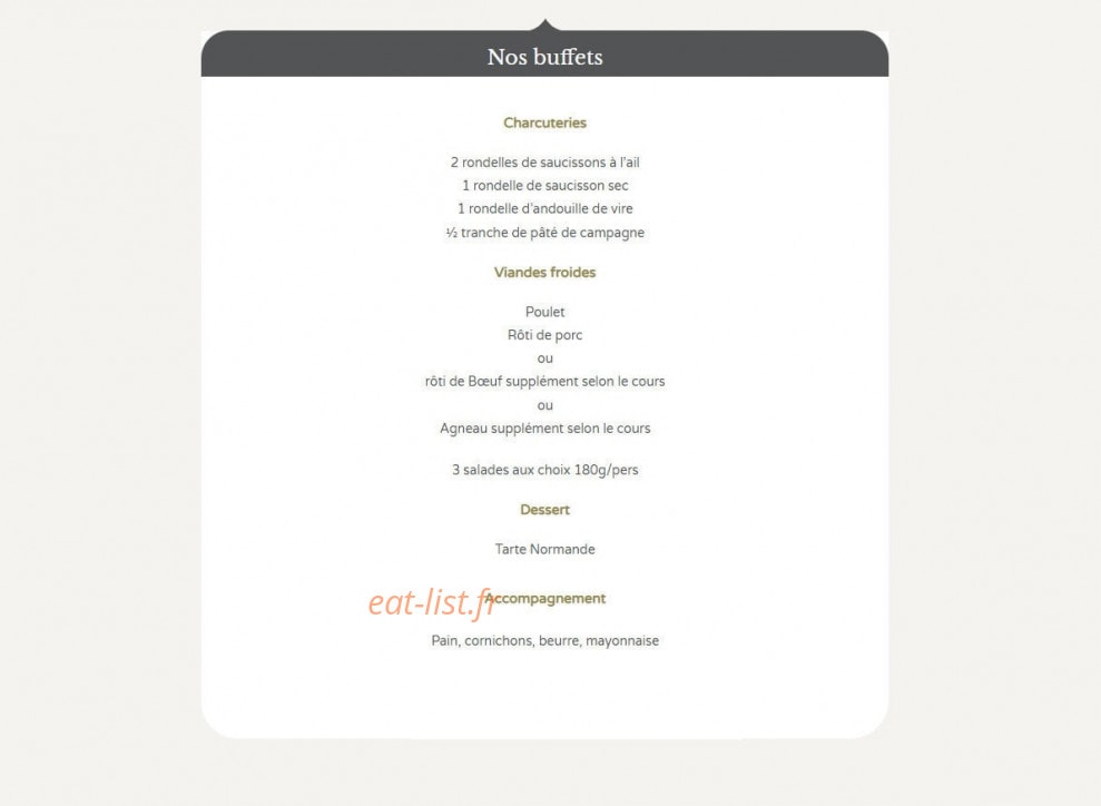 Le Relais du Cotentin — carte page 6