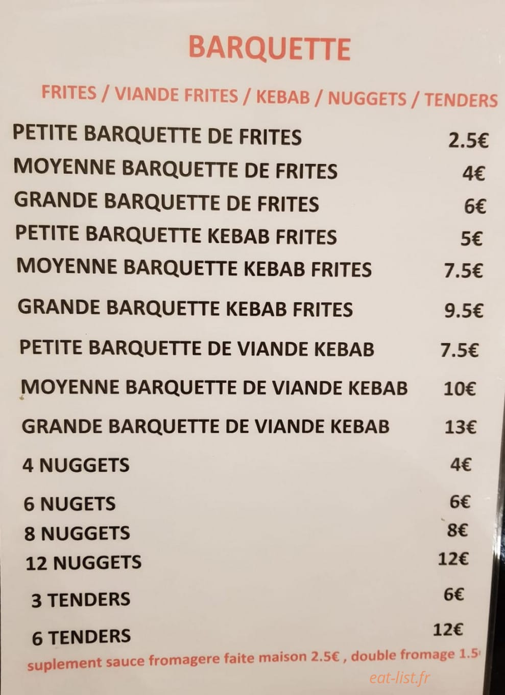 Mister kebab — carte page 4