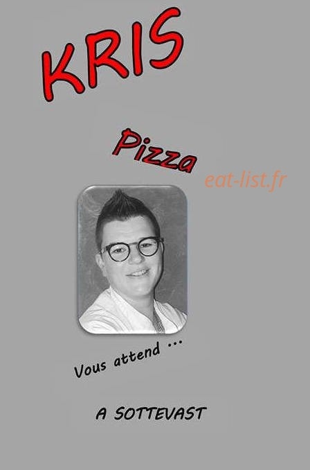Kris Pizza — carte page 1