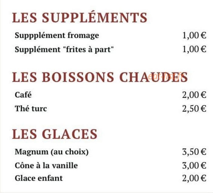 Chez Eyup — carte page 4