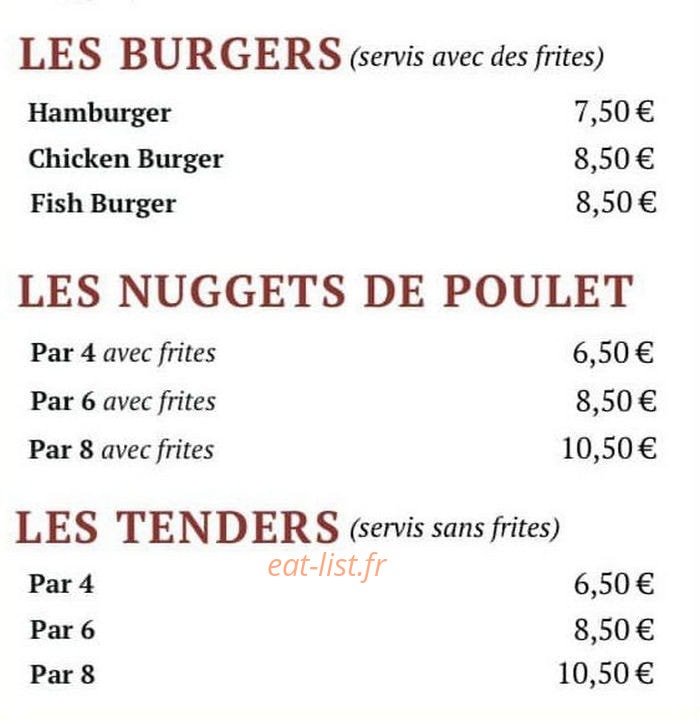 Chez Eyup — carte page 3