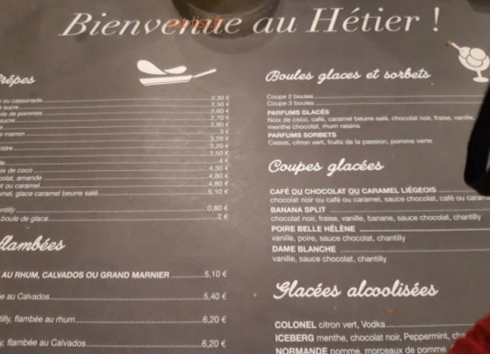 Le hétier — carte page 1