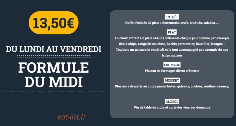 La Cocotte Normande — carte page 1