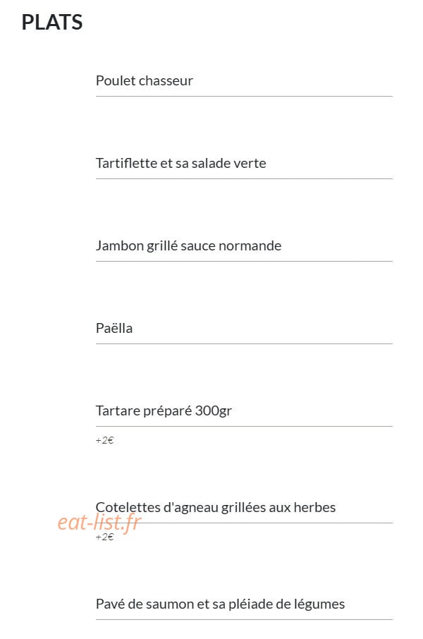 Chez Wiwi — carte page 2