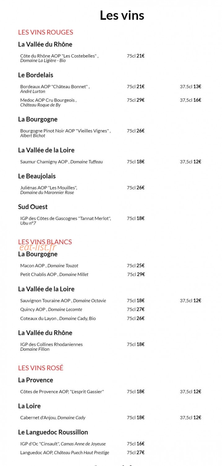 Chez Wiwi — carte page 5
