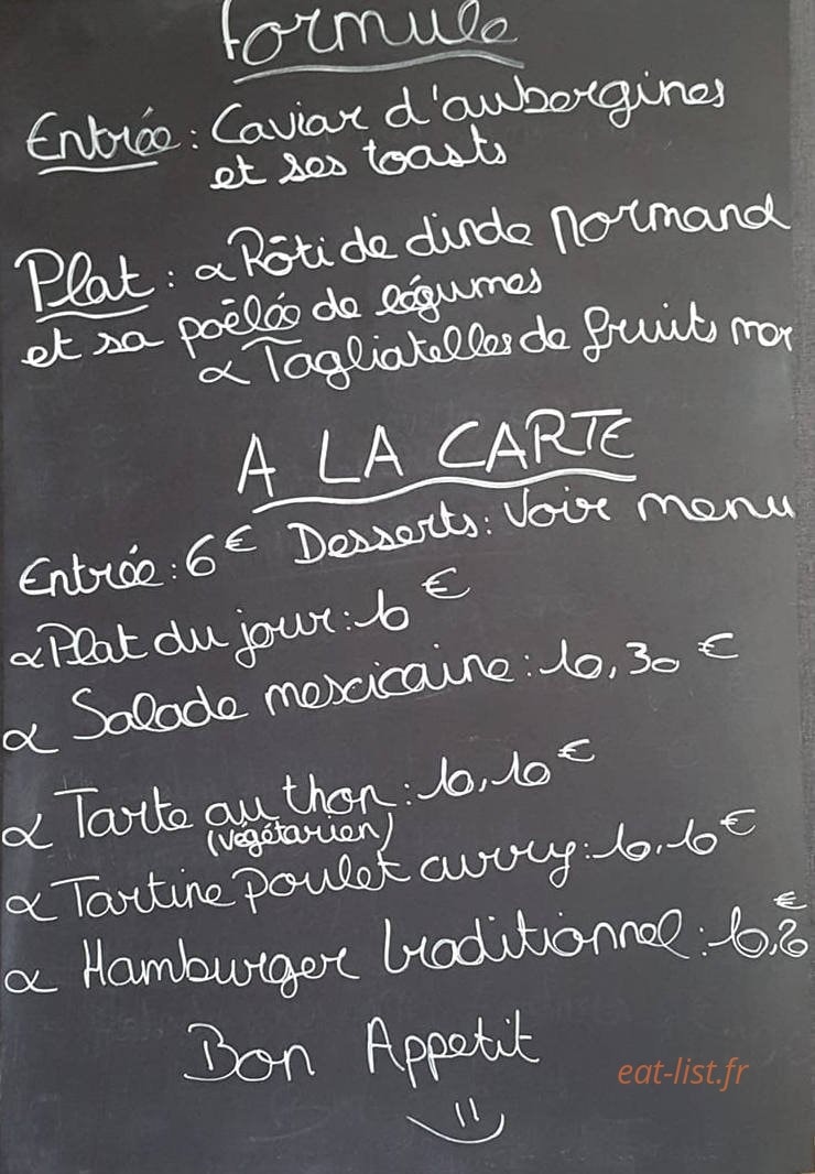 La Dînette — carte page 1