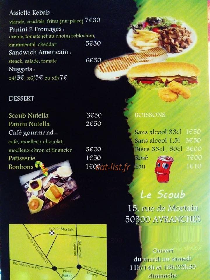Le Scoub — carte page 3