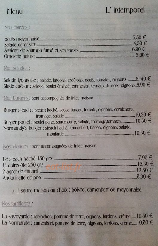 L' Intemporel — carte page 1