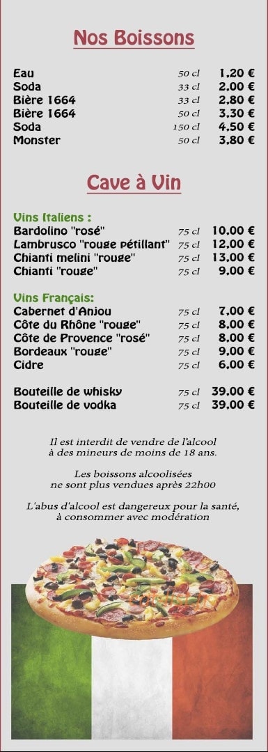 Opizzalou — carte page 7