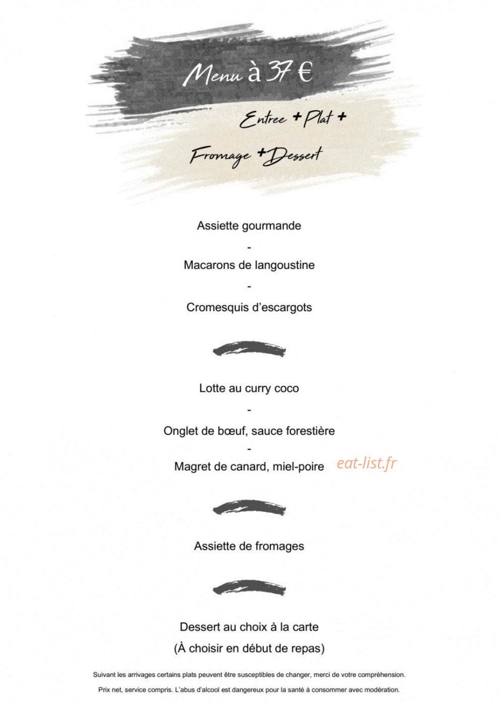 Au plaisir de la Lucerne — carte page 2