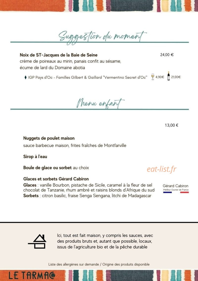 Le Tarmac — carte page 2