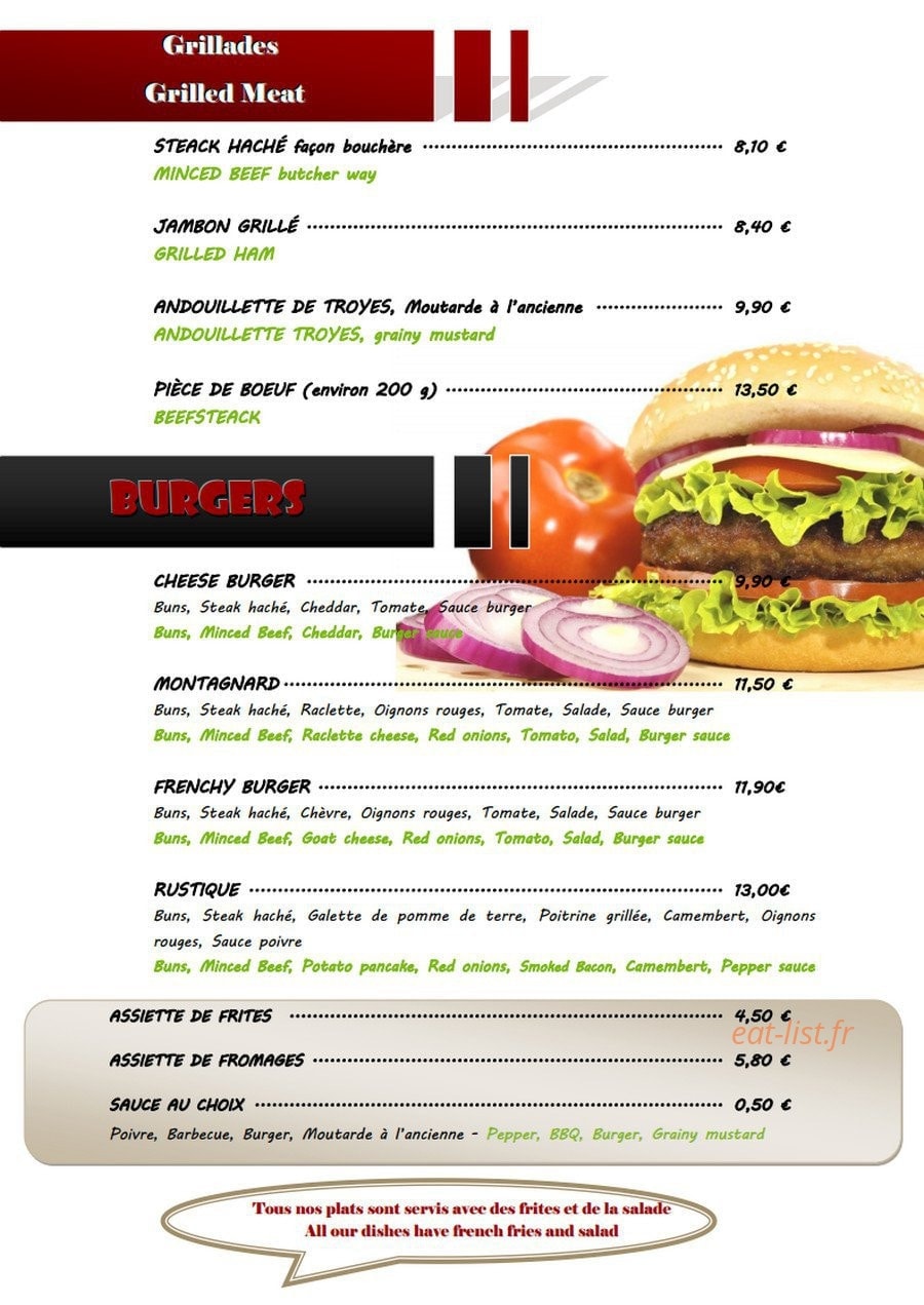 Pizzeria Le Brick — carte page 4