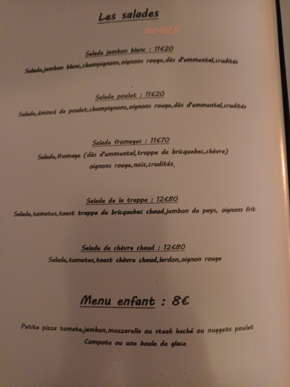Le Local — carte page 4