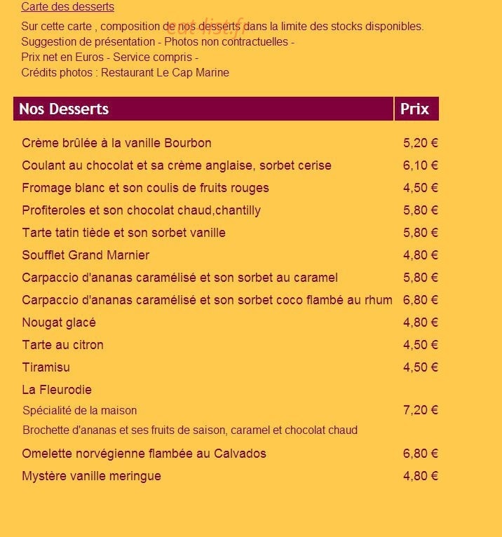 Le cap marine — carte page 5